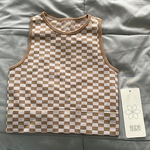 Checkered tank top